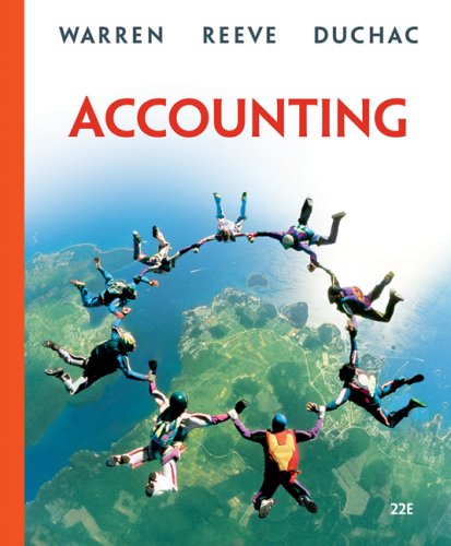 Accounting 22th Edition Carl Scarl S Warren Warren James M Reeve