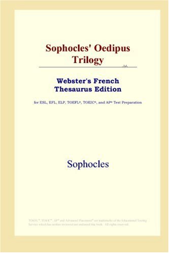 Sophocles Oedipus Trilogy Sophocles