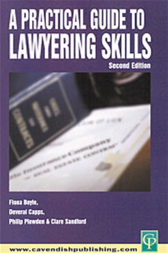 Practical Guide To Lawyering Skills 2nd Edition Fiona Boyle