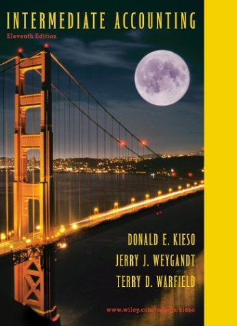 Intermediate Accounting 11th Edition Donald E Kieso Jerry J Weygandt