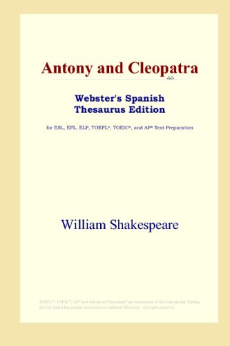 Antony And Cleopatra William Shakespeare