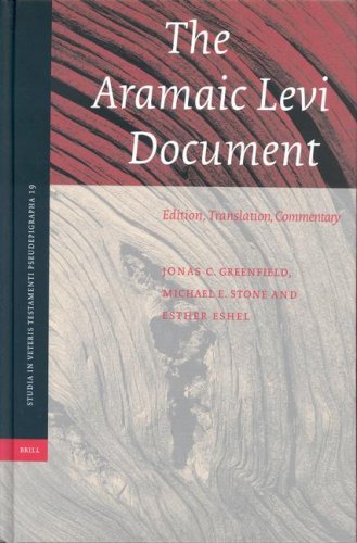 The Aramaic Levi Document Edition Translation Commentary Esther Eshel