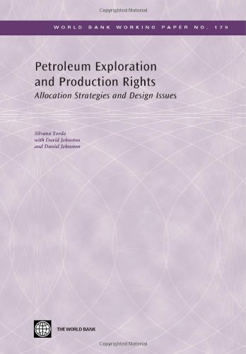 Petroleum Exploration And Production Rights Allocation Strategies And Design Issues Silvana Tordo