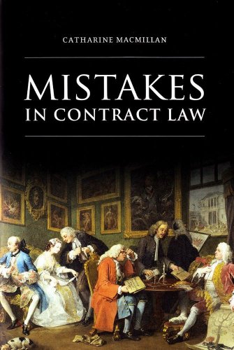 Mistakes In Contract Law Catharine Macmillan