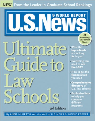 Us News Ultimate Guide To Law Schools 3rd Edition Staff Of Usnews World Report