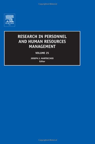 Research In Personnel And Human Resources Management Volume 25 Research In Personnel And Human Resources Management 1st Edition Joseph J Martocchio