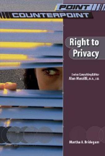 The Right To Privacy Point Counterpoint Martha Bridegam