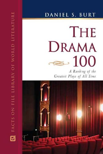 The Drama 100 A Ranking Of The Greatest Plays Of All Time Facts On File World Of Literature 1st Edition Daniel S Burt