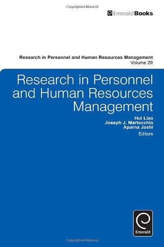 Research In Personnel And Human Resources Management Volume 29 Hui Liao