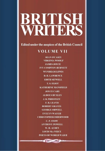 British Writers Volume 7 1st Ian Scottkilvert