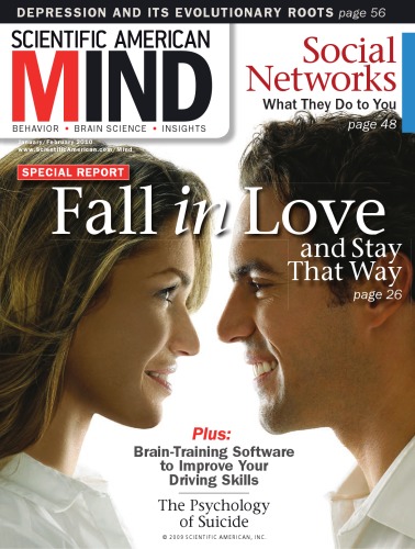 Scientific American Mind Magazine Fall In Love January February 2010 Various