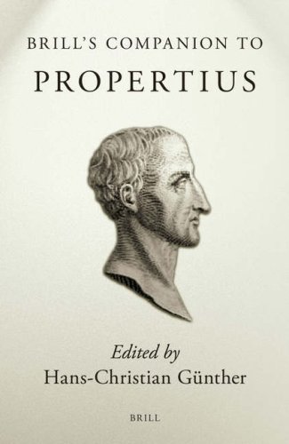 Brills Companion To Propertius Hanschristian Gunther