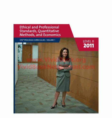 2011 Cfa Program Curriculum Level 2 Volume 1 Cfa Institute
