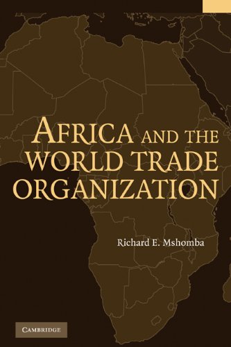 Africa And The World Trade Organization 1st Edition Richard E Mshomba