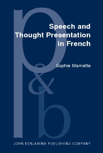 Speech And Thought Presentation In French Concepts And Strategies Sophie Marnette