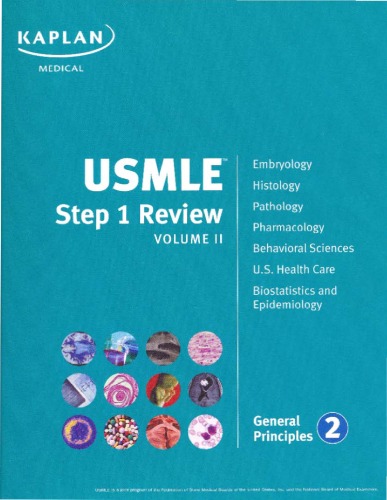 Usmle Step 1 Review Home Study Program Vol Ii General Principles 2 Kaplan Medical