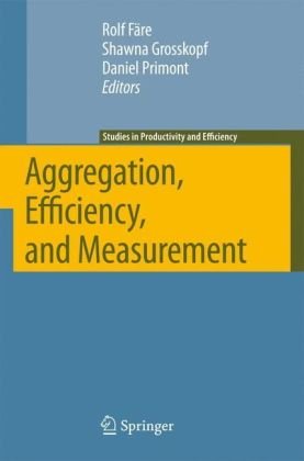 Aggregation Efficiency And Measurement Studies In Productivity And Efficiency 1st Edition Rolf Fare