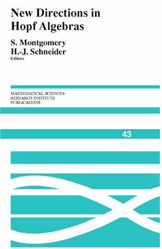 New Directions In Hopf Algebras 1st Edition Susan Montgomery