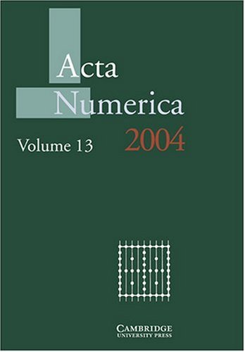 Acta Numerica 2004 Volume 13 Acta Numerica Arieh Iserles