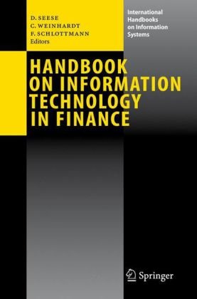Handbook On Information Technology In Finance 1st Edition Heiko Paoli
