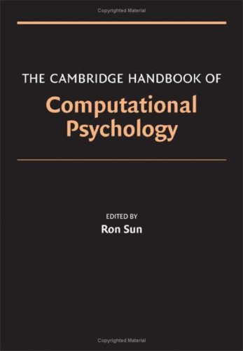 The Cambridge Handbook Of Computational Psychology 1st Edition Ron Sun