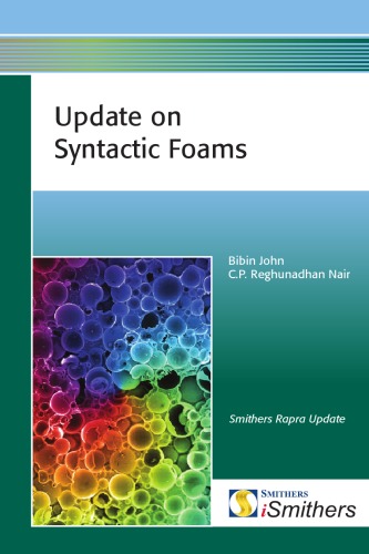 Update On Syntactic Foams 1st Edition John Bibin Nair Cp Reghunadhan