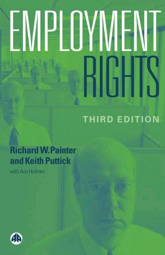 Employment Rights A Reference Handbook 3rd Edition Third Edition Richard W Painter