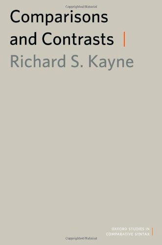 Comparisons And Contrasts Richard S Kayne