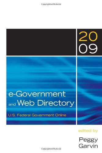 Egovernment And Web Directory Us Federal Government Online 6th Peggy Garvin