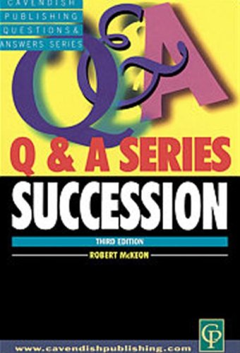 Succession Qa 3 E Q A 3rd Revised Edition Mckeon