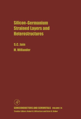 Silicongermanium Strained Layers And Heterostructures 2nd Edition Sc Jain And M Willander Eds
