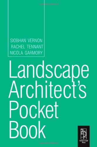 Landscape Architects Pocket Book Volume 1 Siobhan Vernon Nicola Garmory