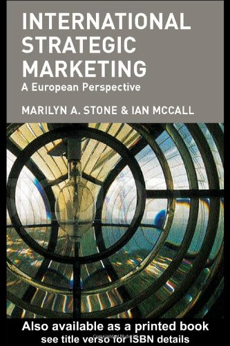 International Strategic Marketing A European Perspective 1st Edition Jb Mccall