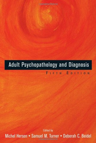 Adult Psychopathology And Diagnosis 5th Edition Michel Hersen