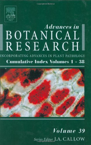 Advances In Botanical Research 39 1st Edition J A Callow