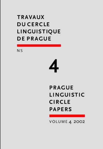 Prague Linguistic Circle Papers V 4 Eva Hajicova Etc Petr Sgall