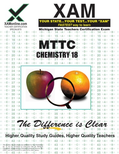 Mttc Chemistry 18 Teacher Certification Test Prep Study Guide 2nd Edition Xam Mttc Sharon Wynne