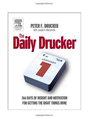 The Daily Drucker Peter F Drucker