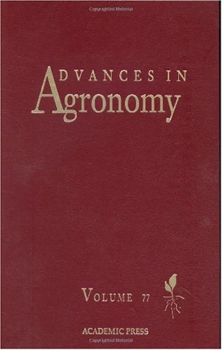 Advances In Agronomy 1st Edition Donald L Sparks Eds