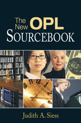 The New Opl Sourcebook A Guide For Solo And Small Libraries Judith A Siess