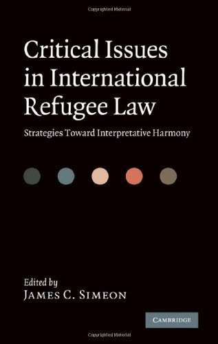 Critical Issues In International Refugee Law Strategies Toward Interpretative Harmony James C Simeon
