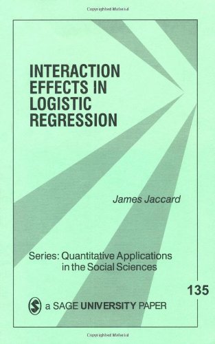 Interaction Effects In Logistic Regression 1st Edition James Jaccard