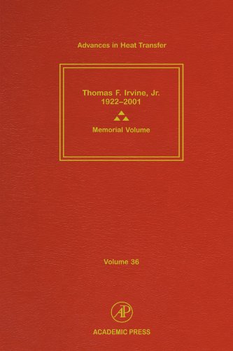 Advances In Heat Transfer 36 James P Hartnett Thomas F Irvine