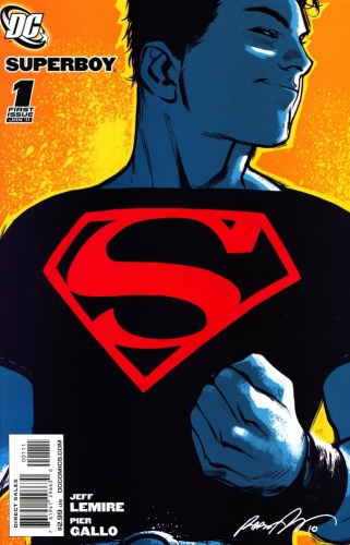 Superboy Vol 4 1 Jan 2011 Jeff Lemire Pier Gallo