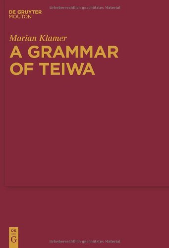A Grammar Of Teiwa Mouton Grammar Library 1st Edition Marian Klamer