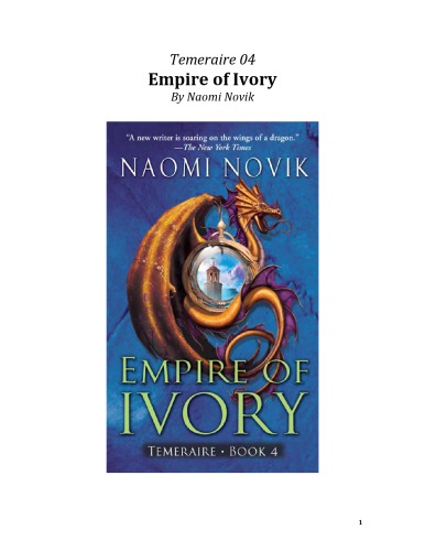 Empire Of Ivory Naomi Novik