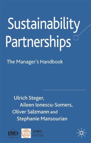 Sustainability Partnerships The Managers Handbook Ulrich Steger