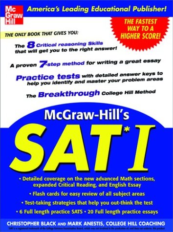 Mcgrawhills Sat I 1st Edition Christopher Black Mark Anestis