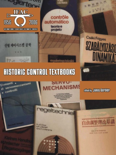 Historic Control Textbooks Ifac Symposia Series Ifac Symposia Series Janos Gertler