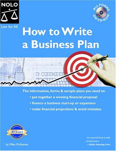 How To Write A Business Plan 7th Edition 7th Mike Mckeever